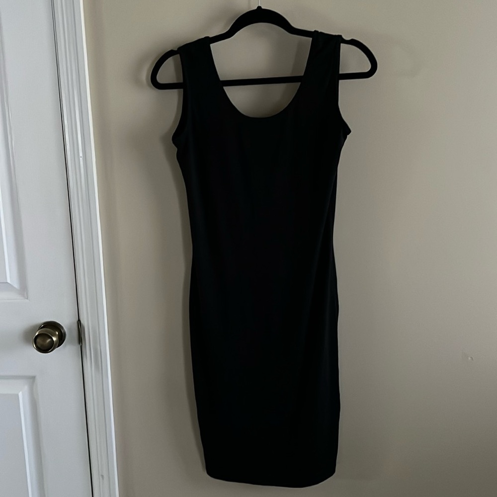 Yelete Bodycon Midi Dress - Black Medium